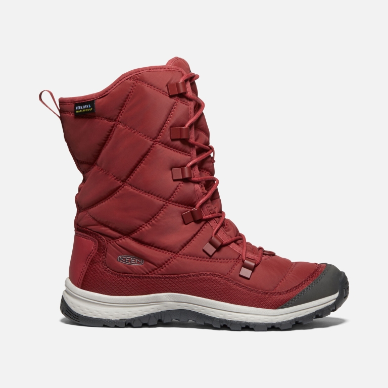 Keen Terradora Lace Waterproof Boots - Women's Red Boots